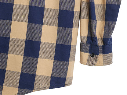 80s USA製 FROSTPROOF ブロック チェック ヘビー フランネル シャツ メンズ XL ヴィンテージ 長袖シャツ ネルシャツ ツートン 大きいサイズ