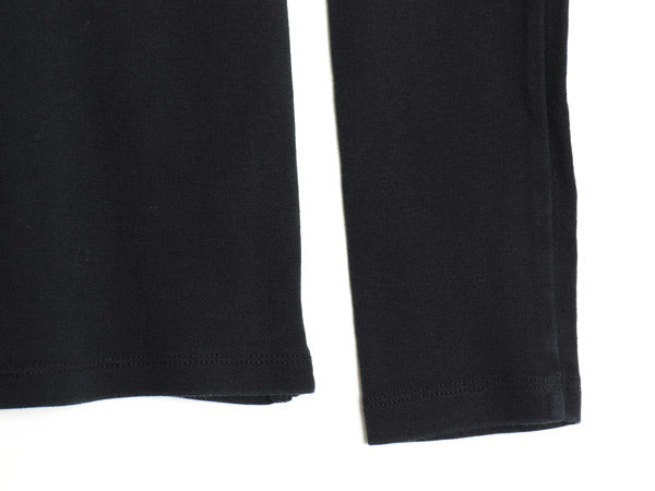 00s ローレン ラルフローレン 長袖 Tシャツ レディース M / オールド ロンT コットン ストレッチ リブ編み カットソー ロングスリーブ 黒
