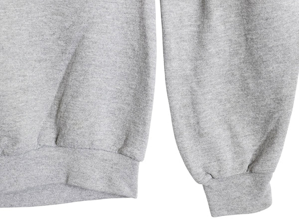 USA製 ハーレー ダビッドソン 両面 ロゴ 刺繍 スウェット メンズ L 程 トレーナー バイク カフェ 薄手 クルーネック シンプル ゆったり 灰