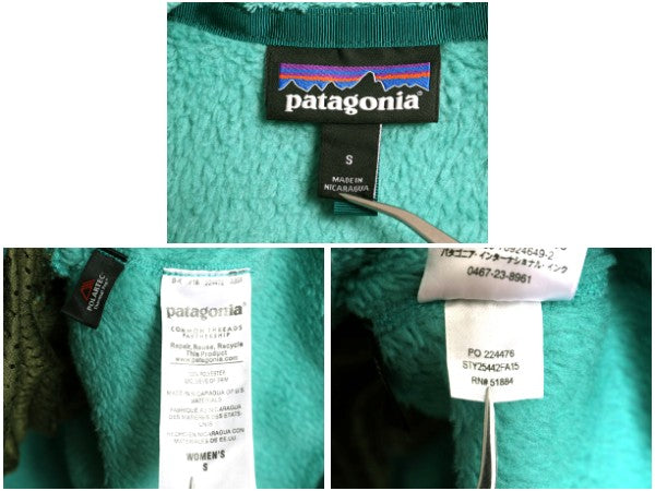 パタゴニア リツール スナップT プルオーバー ジャケット レディース S / 古着 15年製 フリース アウトドア ブルゾン ハイネック シンプル