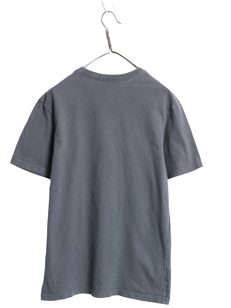 USA製 パタゴニア プリント 半袖 Tシャツ メンズ S / 17年製 アウトドア グラフィック アート イラスト ステッカー カットソー シンプル 灰