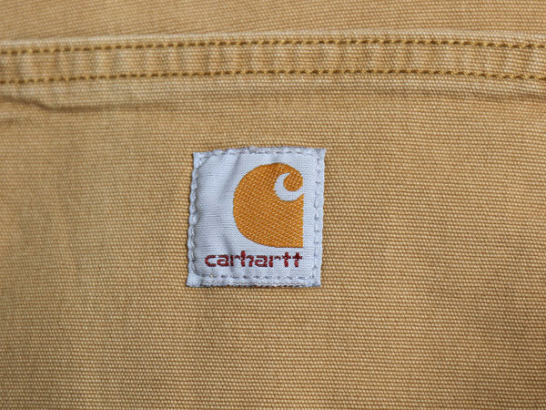 カーハート キャンバス ショートパンツ メンズ 36 / ワーク ストレッチ コットン ショーツ 短パン ダック ハーフパンツ ゆったり ブラウン