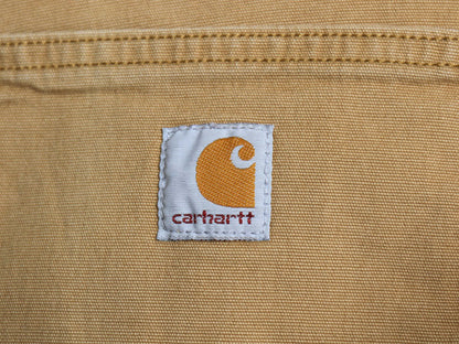 カーハート キャンバス ショートパンツ メンズ 36 / ワーク ストレッチ コットン ショーツ 短パン ダック ハーフパンツ ゆったり ブラウン