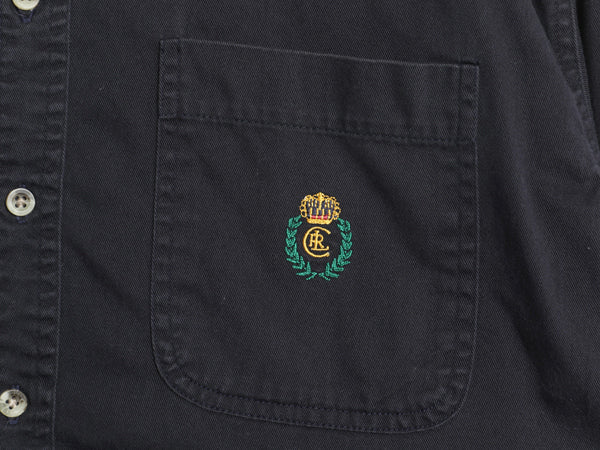 80s チャップス ラルフローレン ボタンダウン 長袖 シャツ メンズ M ヴィンテージ ポロ 長袖シャツ ワンポイント コットン チノ ワイシャツ