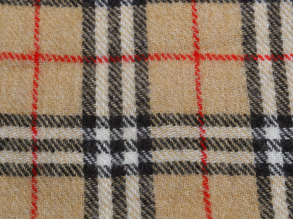 90s スコットランド製 バーバリー ノバチェック ウール マフラー 古着 旧タグ オールド フリンジ付き アーカイブ 定番 ビジネス カジュアル