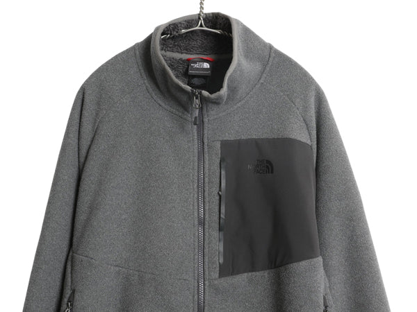 US企画 ノースフェイス フルシップ フリース ジャケット メンズ XL / アウトドア ブルゾン ジャンパー ハイネック 裏 パイル 大きいサイズ 