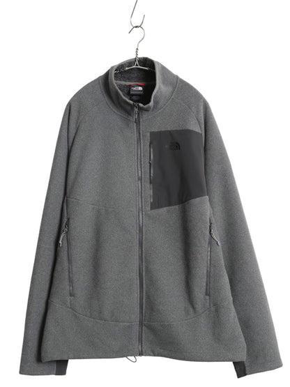 US企画 ノースフェイス フルシップ フリース ジャケット メンズ XL / アウトドア ブルゾン ジャンパー ハイネック 裏 パイル 大きいサイズ 