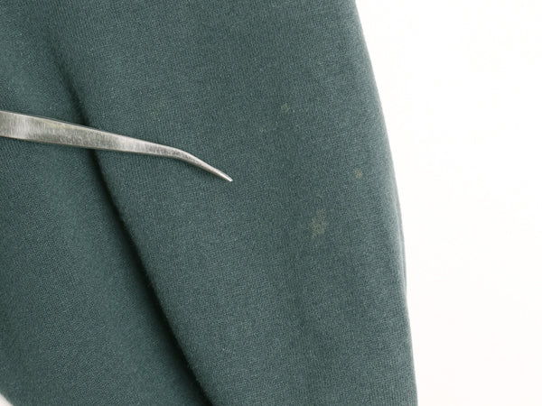 90s USA製 ラッセル 無地 Vネック スウェット メンズ レディース XL オールド ワンポイント トレーナー 裏起毛 プルオーバー 大きいサイズ