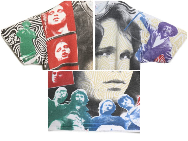90s USA製 ★ モスキートヘッド ドアーズ オールオーバー プリント Tシャツ メンズ XL / オールド 当時物 ジムモリソン バンド ロック 総柄