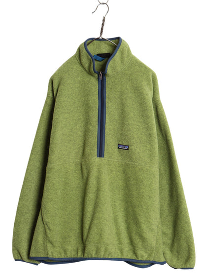 00s パタゴニア マースピアル シンチラ フリース ジャケット メンズ XL 00年製 オールド プルオーバー ハーフジップ アシッド 大きいサイズ