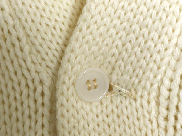 50s 60s ★ レタード ニット カーディガン メンズ L / ヴィンテージ ウール セーター 前開き アワード カレッジ ナチュラル ポケット付き