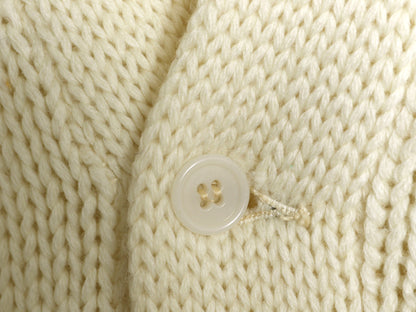 50s 60s ★ レタード ニット カーディガン メンズ L / ヴィンテージ ウール セーター 前開き アワード カレッジ ナチュラル ポケット付き