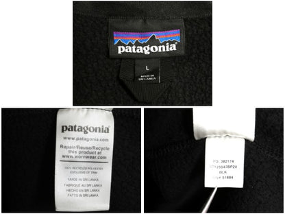 パタゴニア ベターセーター ジャケット レディース L 古着 20年製 アウトドア 裏起毛 フリース セーター フルジップ ブルゾン トップス 黒