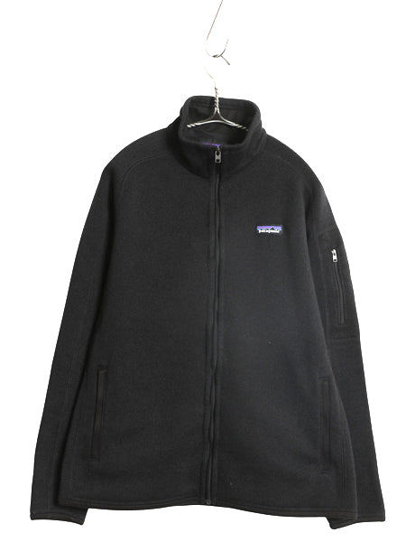 パタゴニア ベターセーター ジャケット レディース L 古着 20年製 アウトドア 裏起毛 フリース セーター フルジップ ブルゾン トップス 黒