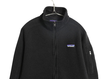 パタゴニア ベターセーター ジャケット レディース L 古着 20年製 アウトドア 裏起毛 フリース セーター フルジップ ブルゾン トップス 黒