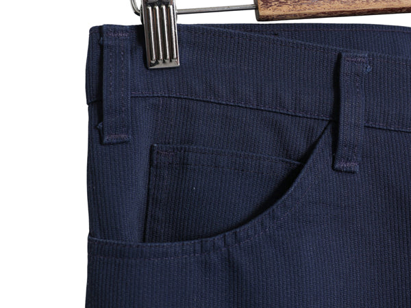 70s USA製 ★ リーバイス 517 スタプレ フレア パンツ メンズ 32 32 / ヴィンテージ ピケ ブーツカット スラックス ボトムス 42タロン 紺