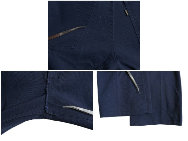 70s USA製 ★ リーバイス 517 スタプレ フレア パンツ メンズ 32 32 / ヴィンテージ ピケ ブーツカット スラックス ボトムス 42タロン 紺