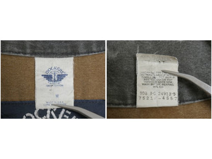 00s USA製 ドッカーズ リーバイス ハンティング ジャケット レディース M オールド キャンバス カバーオール フィールド ハーフ コート 灰