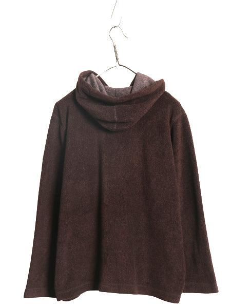 90s ローレン ラルフローレン ハーフジップ フリース パーカー レディース L オールド ポロ ジャケット プルオーバー ブルゾン ジャンパー