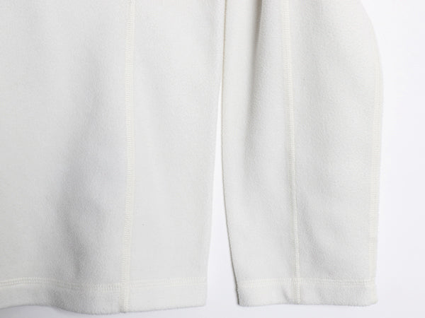 パタゴニア マイクロD ハーフジップ フリース プルオーバー レディース M / 16年製 アウトドア ロンT 長袖 Tシャツ ハイネック インナー 白