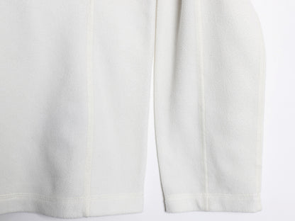 パタゴニア マイクロD ハーフジップ フリース プルオーバー レディース M / 16年製 アウトドア ロンT 長袖 Tシャツ ハイネック インナー 白