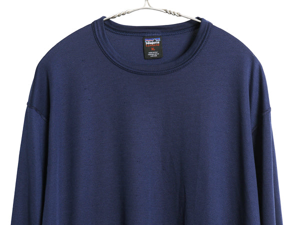 00s USA製 パタゴニア キャプリーン 長袖 Tシャツ メンズ XL / 00年製 オールド アウトドア ストレッチ アンダーシャツ ロンT 大きいサイズ