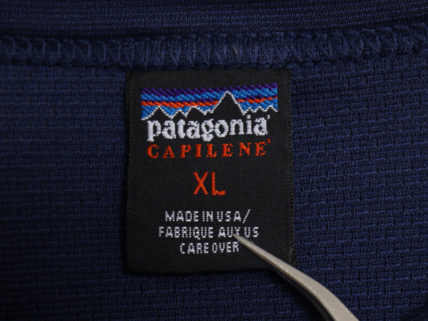 00s USA製 パタゴニア キャプリーン 長袖 Tシャツ メンズ XL / 00年製 オールド アウトドア ストレッチ アンダーシャツ ロンT 大きいサイズ
