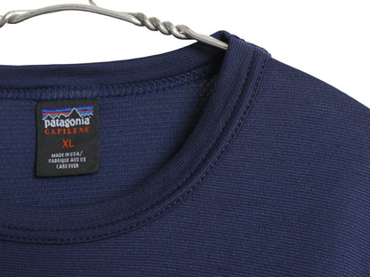 00s USA製 パタゴニア キャプリーン 長袖 Tシャツ メンズ XL / 00年製 オールド アウトドア ストレッチ アンダーシャツ ロンT 大きいサイズ