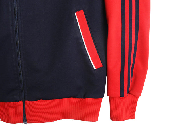 80s ★ アディダス ロス五輪 モデル トラック ジャケット メンズ M 古着 ヴィンテージ オリンピック 当時物 ATP タイプ USA ジャージ 紺 赤