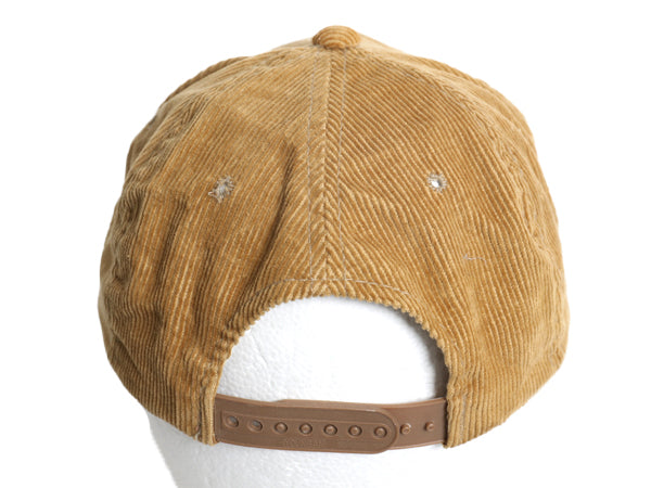 90s 細畝 コーデュロイ ベースボール キャップ メンズ レディース フリーサイズ / オールド 帽子 ハンティング トラッカー ハット シカ刺繍