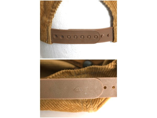 90s 細畝 コーデュロイ ベースボール キャップ メンズ レディース フリーサイズ / オールド 帽子 ハンティング トラッカー ハット シカ刺繍