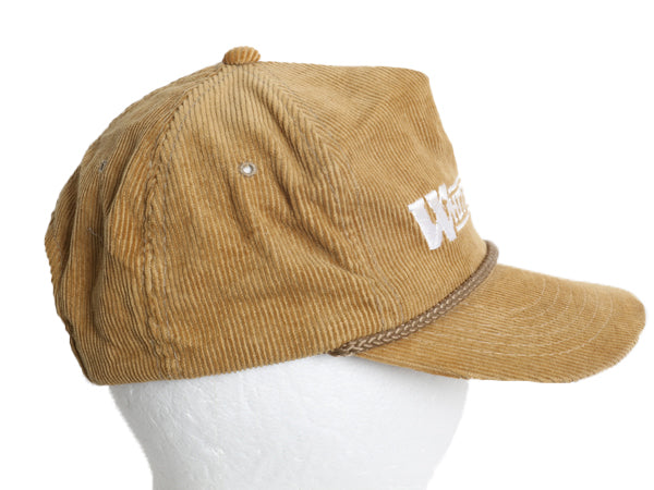 90s 細畝 コーデュロイ ベースボール キャップ メンズ レディース フリーサイズ / オールド 帽子 ハンティング トラッカー ハット シカ刺繍
