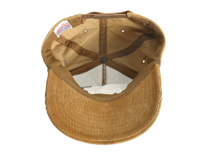 90s 細畝 コーデュロイ ベースボール キャップ メンズ レディース フリーサイズ / オールド 帽子 ハンティング トラッカー ハット シカ刺繍