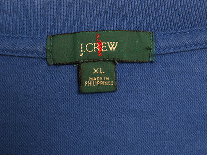 ジェイクルー ポケット付き 無地 半袖 Tシャツ メンズ XL / 復刻 巨人タグ ポケT カットソー クルーネック ヘビーウェイト 大きいサイズ 青