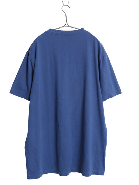 ジェイクルー ポケット付き 無地 半袖 Tシャツ メンズ XL / 復刻 巨人タグ ポケT カットソー クルーネック ヘビーウェイト 大きいサイズ 青