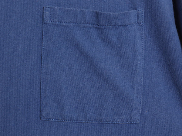 ジェイクルー ポケット付き 無地 半袖 Tシャツ メンズ XL / 復刻 巨人タグ ポケT カットソー クルーネック ヘビーウェイト 大きいサイズ 青