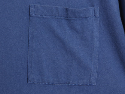 ジェイクルー ポケット付き 無地 半袖 Tシャツ メンズ XL / 復刻 巨人タグ ポケT カットソー クルーネック ヘビーウェイト 大きいサイズ 青