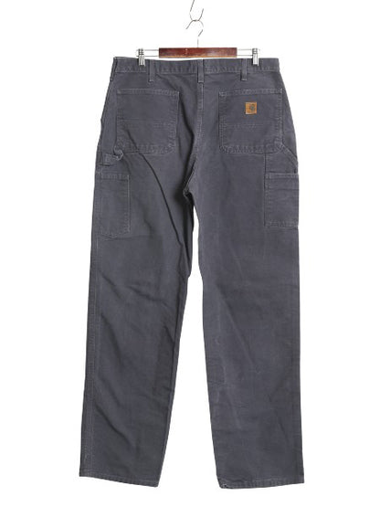 US企画 カーハート ウォッシュド ダック ペインター パンツ メンズ 36 34 ワーク ストレート ヘビーウェイト コットン ぺトロール ボトムス