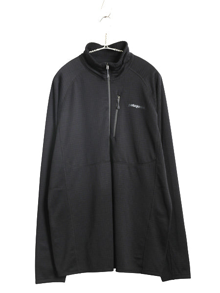 パタゴニア R1 プルオーバー メンズ XL / 15年製 レギュレーター 裏 フリース ハーフジップ ストレッチ カットソー ロンT 大きいサイズ 黒