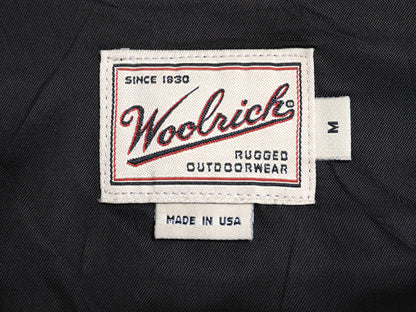 90s USA製 ウールリッチ チェック ウール テーラード ベスト レディース M / 古着 オールド ポケット付き ジレ ノースリーブ 重ね着 前開き