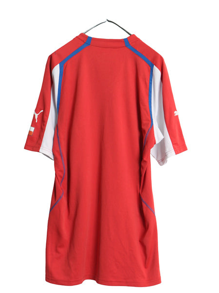 00s プーマ チェコ 代表 サッカー ユニフォーム メンズ XL / オールド 正規品 04 05 モデル オフィシャル レプリカ 当時物 ゲームシャツ 赤