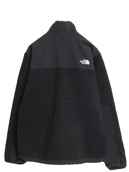 ノースフェイス デナリ ジャケット メンズ M / アウトドア フリース ナイロン ブルゾン ハイネック フルジップ アウター ブラック シンプル