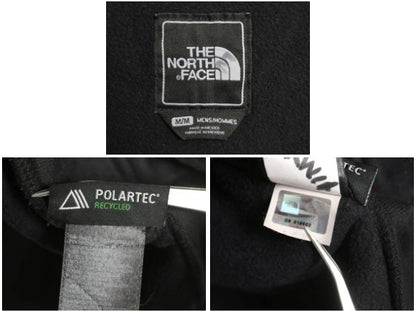 ノースフェイス デナリ ジャケット メンズ M / アウトドア フリース ナイロン ブルゾン ハイネック フルジップ アウター ブラック シンプル