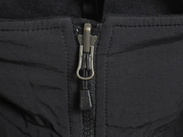 ノースフェイス デナリ ジャケット メンズ M / アウトドア フリース ナイロン ブルゾン ハイネック フルジップ アウター ブラック シンプル