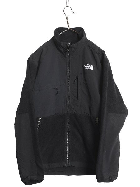 ノースフェイス デナリ ジャケット メンズ M / アウトドア フリース ナイロン ブルゾン ハイネック フルジップ アウター ブラック シンプル