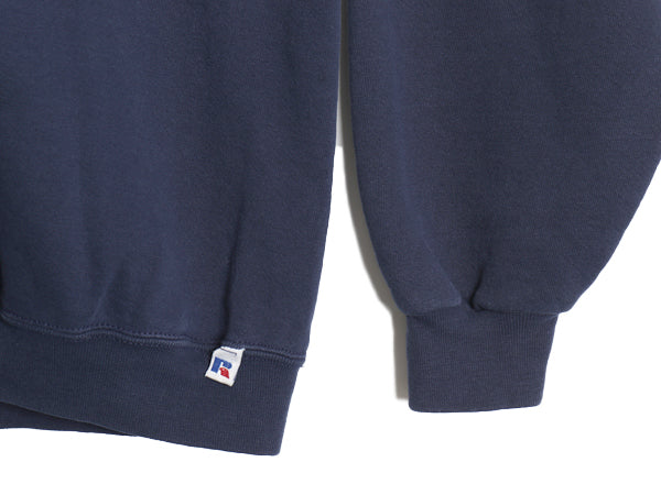 90s ラッセル 無地 スウェット メンズ レディース XXL オールド トレーナー 前V ワンポイント ブランク クルーネック 裏起毛 大きいサイズ