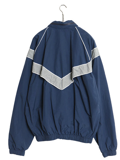 00s 米軍実物 US AIR FORCE ナイロン トレーニング ジャケット MEDIUM REGULAR 古着 04年製 オールド ミリタリー 軍物 USAF ジャンパー 青