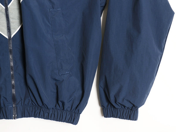 00s 米軍実物 US AIR FORCE ナイロン トレーニング ジャケット MEDIUM REGULAR 古着 04年製 オールド ミリタリー 軍物 USAF ジャンパー 青