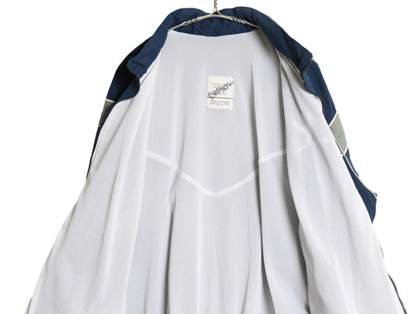 00s 米軍実物 US AIR FORCE ナイロン トレーニング ジャケット MEDIUM REGULAR 古着 04年製 オールド ミリタリー 軍物 USAF ジャンパー 青