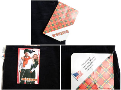 デッドストック 80s USA製 マクレガー 太畝 コーデュロイ パンツ メンズ 40 34 / 新品 ヴィンテージ ストレート トラウザー 大きいサイズ